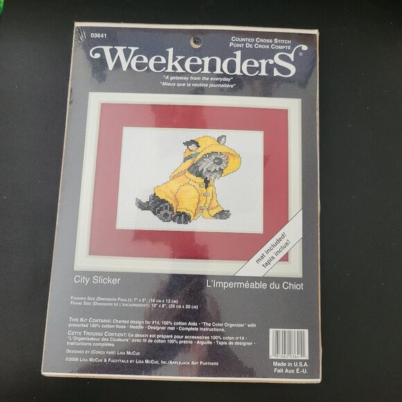 Weekenders "City Slickers" Cross Stitch Kit - Picture 1 of 2